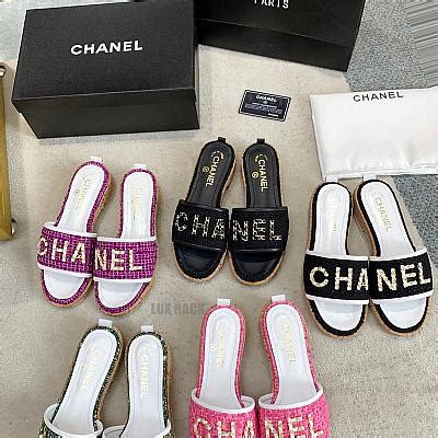 chanel slip on womens|Chanel sandals women 2021.